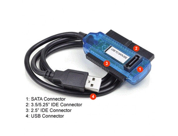 Kabel IDE/SATA to USB - Hitam