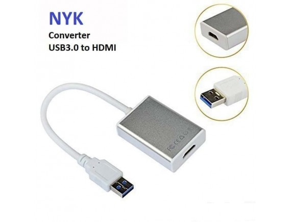 NYK Kabel Converter USB 3.0 to HDMI