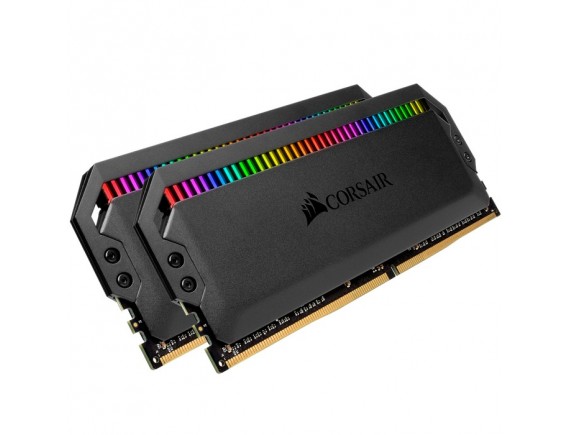 Corsair Dominator Platinum RGB DDR4 CMT16GX4M2C3200C16 (2X8GB) - Hitam