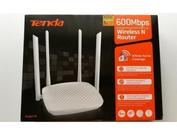 TENDA F9 600MBPS WIRELESS N ROUTER