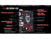 Asus Motherboard  EX-B150M-V5 D4 Socket LGA 1151 