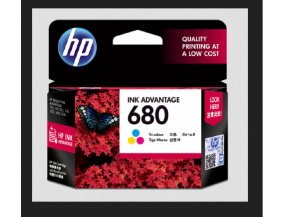 HP Cartridge 680 Tri-color Original Ink Advantage