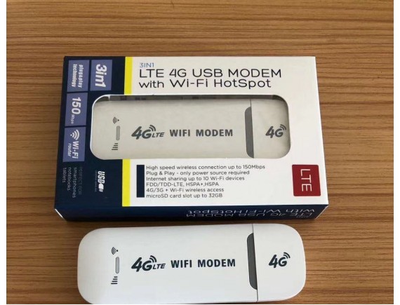 3 in 1 LTE 4G USB Modem 4G With WI FI Hot Spot