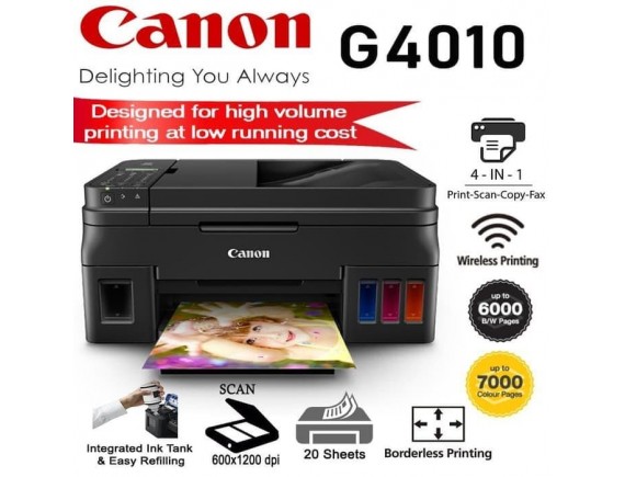 Canon PIXMA G4010 Multifunction Inkjet Printer