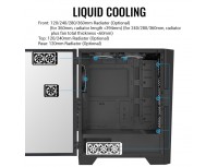 AeroCool MIRAGE FRONT RGB TEMPERED GLASS MID TOWER ATX CASE