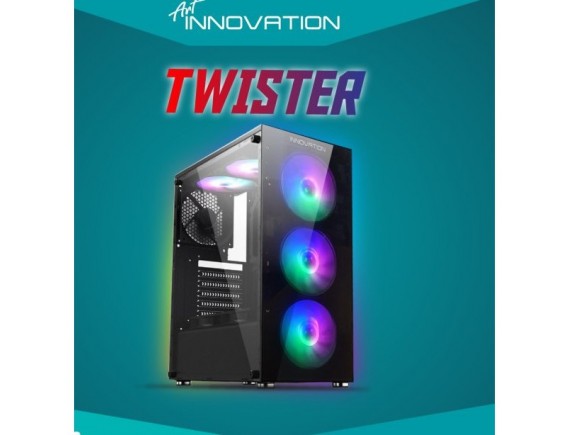 Innovation Twister Casing 3 Fan Rainbow