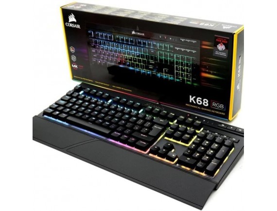Corsair keyboard K68 RGB Cherry MX Red