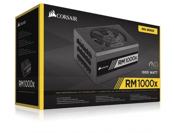 CORSAIR RM1000X-1000 Watt 80 PLUS Gold Certified Full Modular