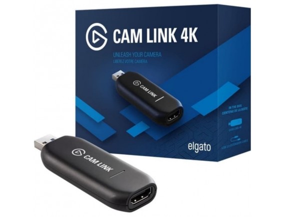 Elgato Cam Link 4K - Adaptor for DSLR Camera/Camcoder to PC as Webcam
