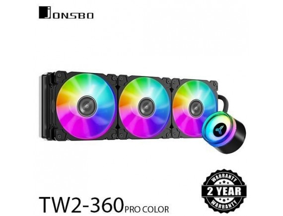 Jonsbo Tw2-360 Pro Color Rgb Angel Eyes Cairan Cooling Cpu