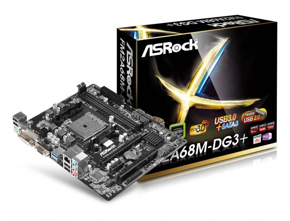 AsRock A68M-DG3+ Socket AMD FM2