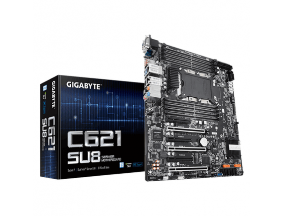 Gigabyte Motherboard Server Intel C621-SU8 (Intel Xeon, ATX, 8xDDR4)