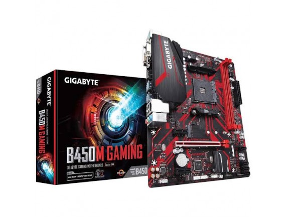 Gigabyte B450M Gaming (AM4, AMD B450, DDR4, USB3.1, SATA3)