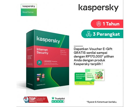 KASPERSKY INTERNET SECURITY 3USER (KIS 3)