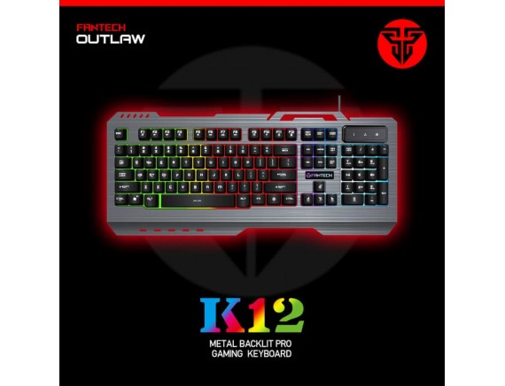 Keyboard Gaming FANTECH K12. Outlaw Backlit