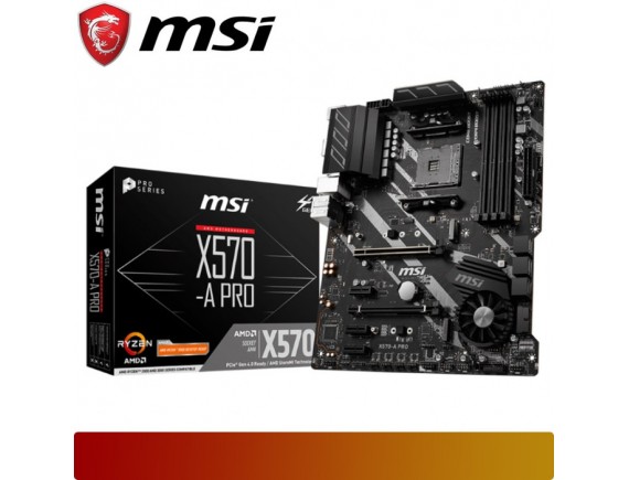 MSI X570-A Pro (AM4, AMD Premium X570, DDR4, USB3.2, SATA3)