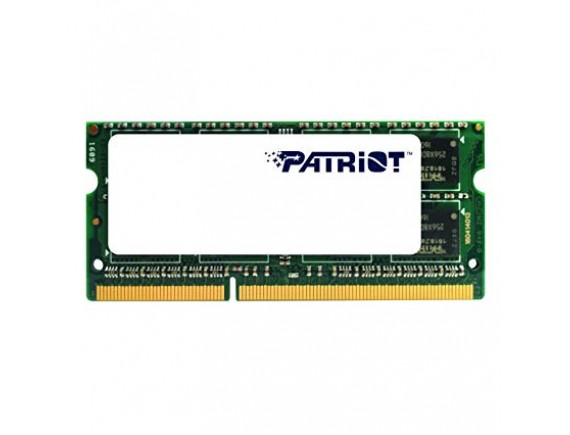 Patriot 1.35V 4GB DDR3 1600MHz PC3-12800 CL11 SODIMM Memory PSD34G1600L2S 