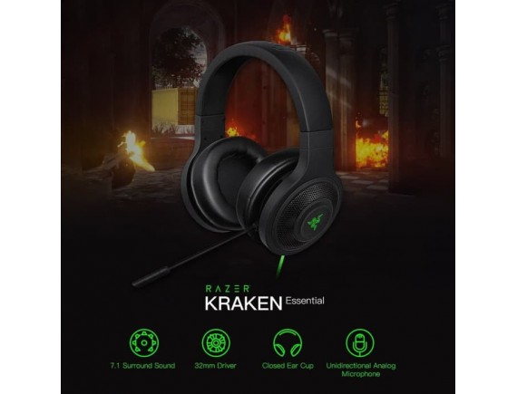 Razer Kraken Essential Gaming Headphone Headset