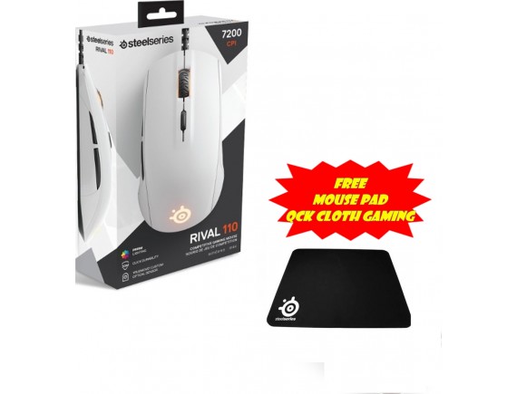 SteelSeries mouse Rival 110 freeMouse Pad QcK Cloth Gaming