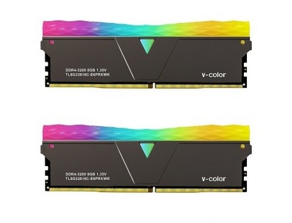 VColor Longdimm Prism Pro RGB 2 x 8GB DDR4 3600 MHz CL18
