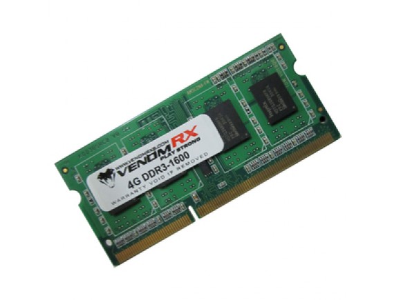 VenomRX Sodimm 4GB DDR3 PC1600 LOW VOLTAGE