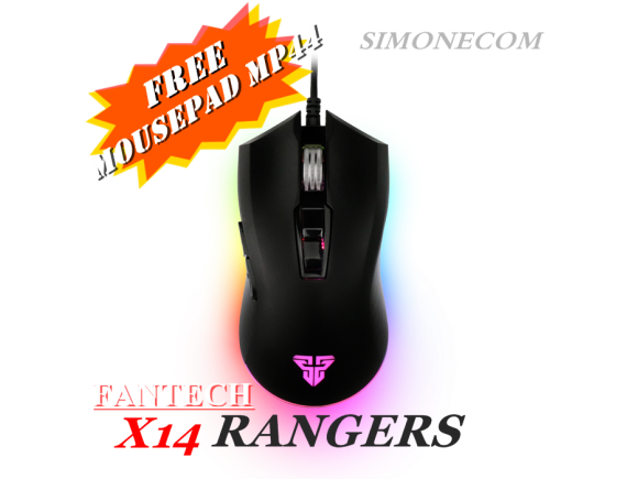 FANTECH X14 RANGERS - MACRO RGB GAMING MOUSE