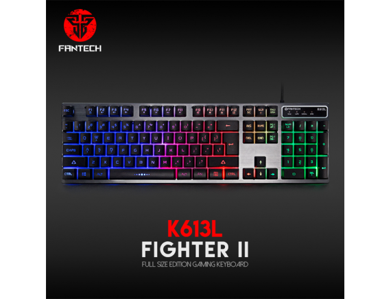 Keyboard Gaming Fantech Fighter II K613L Rainbow Edition