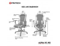 Fantech Alpha GC-182 Gaming Chair - Red Black