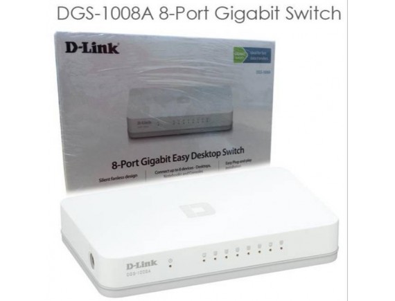 D-Link Gigabit Router DGS-1008A 8 Port Gigabit