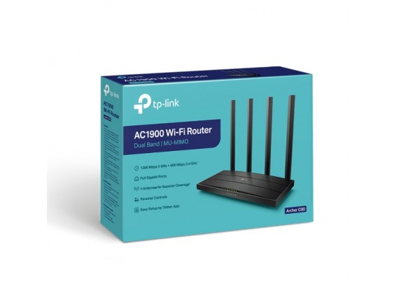 TP-LINK Archer C80 AC1900 Dualband MU-MIMO Gigabit Router